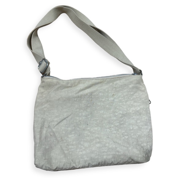 Kipling Alvar Solid Taupe Slate Grey Crossbody Bag - Picture 2 of 12